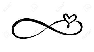 This week i'll show you how to create a custom infinity character to match a specific font inside adobe illustrator. Love Heart In The Sign Of Infinity Sign On Postcard To Valentines Royalty Free Cliparts Vectors And Stock Illustration Image 124803937
