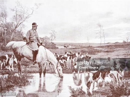 220 Fox Hunting Painting Stock Photos, High-Res Pictures, and Images - Getty Images