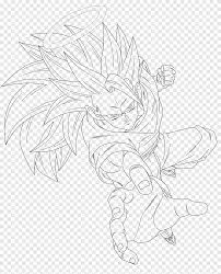 How to draw goku super saiyan from the anime dragon ball z/superfor commissions email me at: Ssj3 Son Goku Line Art Dragonball Z Super Saiyan Goku Stencil Png Pngegg