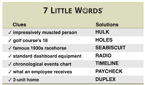 Maybe you would like to learn more about one of these? July 14 2019 7 Little Words Answers Qunb