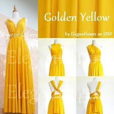 Golden Yellow Wrap Dress Wedding Bridesmaids Infinity Etsy Teal Dress For Wedding Green Wedding Dresses Yellow Bridesmaid Dresses