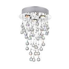 By drop ceiling, i am assuming you are talking a grid type system. Cwi Lighting 12 Inch X 18 Inch Crystal Rain Drop Chandelier In Polished Chrome The Home Depot Canada