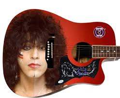 Twisted Sister Eddie Ojeda Signed 1:1 Signature Edition Graphics Photo  Guitar