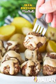 Ikea Meatballs Famous Swedish Meatball Recipe In 2020 Ikea Meatballs Ikea Meatball Recipe Recipes