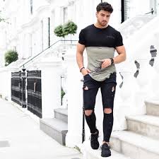 Fem Mater A Style Sesongens Hotteste Hullete Jeans Mote Antrekk No Klaer For Menn Herrestil Herremote