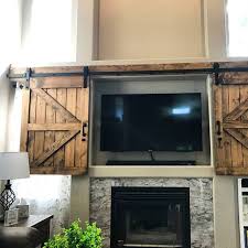 Check spelling or type a new query. Sliding Tv Cover Tv Hide Barn Doors