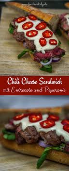 Steak Chili Cheese Sandwich Rezepte Essen Essen Und Trinken