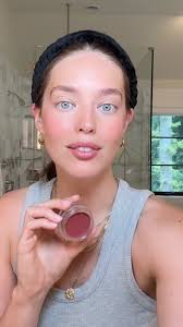 @emilydidonato has her less-is-more summer makeup routine down pat. Link in  bio to shop each step. #goop #goopbeauty #cleanbeauty #cleanskincare