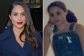 Meghan markle just published the bench, but she wrote a book as a teenager in celebration of her freckles Meghan Markle As A Teenager Family Release Unseen Snaps Of Prince Harry S Girlfriend In Cringe Dodgy Denim Dungarees Mirror Online