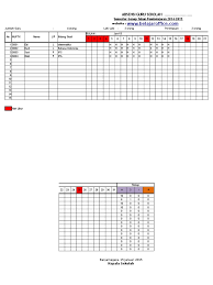 Rekapitulasi absen peserta didik menurut usia. Format Absensi Guru Excel