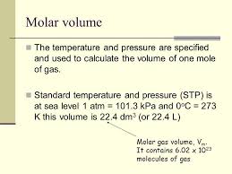 We can substitute 101.325 kpa for pressure, 22.414 l for volume, and 273.15 k for temperature into the ideal gas equation and solve for r. Mole Concept Applied To Gases Ppt Video Online Download