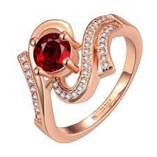 Time To Source Smarter Womens Rings Fashion Red Crystal Ring Latest Gold Ring Designs