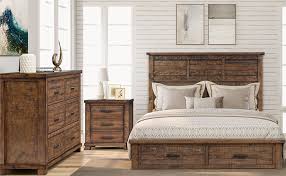 Queen sets to fit every need. Amazon Com Merax 3 Pieces Farmhouse Storage Queen Bedroom Set With Queen Size Platform Storage Bed Nightstand And Dresser Rustic Reclaimed Solid Wood Bedroom Furniture Set Furniture Decor