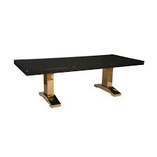 Kitchen gorgeous handcrafted farm table in rich warm browns and black, having lots of character in the grain and distressed markings on the surface. Distressed Black And Gold Dining Table Modern Sense Furniture