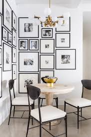 Gallery Wall Ideas To Inspire Classic Black And White Photography Dining Room Wall Decor White Interior Design Dining Room Walls