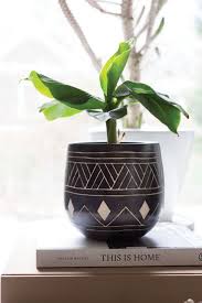 Black And Gold Design For Pots Tabletop Planter Pots Gold Flower Pot Ceramic Flower Pots Planter Pots
