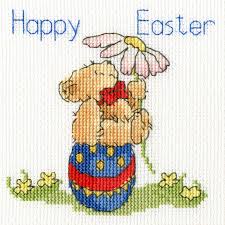Cross stitch kits, patterns, needles and thread. Cross Stitch Kit Margaret Sherry Easter Teddy Bothy Threads Bothy Threads Cross Stitch Kits The Stitch Company