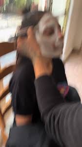 Proceso de maquillaje de Coyolxauhqui