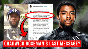 Maybe you would like to learn more about one of these? Chadwick Boseman Passing The Disturbing Truth Youtube