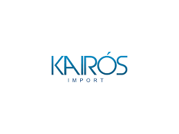 The logo perfectly reproduce the abstract silhouette of man. Import Export Company Logo Design Kairos Import