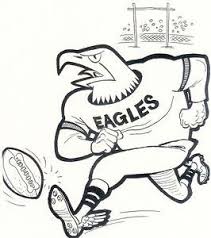 Vintage Football Logo Coloring Pages Football Coloring Pages Philadelphia Eagles Colors