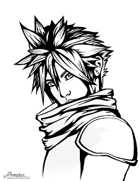 Some of the coloring page names are cloud strife coloring at colorings to and color, cloud strife coloring at colorings to and color, learn how to draw cloud strife from final fantasy final fantasy step by step drawing tutorials, learn how to draw cloud strife from final fantasy final fantasy step by step drawing. Cloud Strife Line Art By Demeters On Deviantart