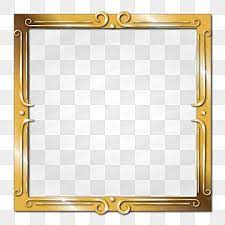 Golden Stylish Picture Frame Border Glass Effect Picture Frame Clipart Gold Golden Png And Vector With Transparent Background For Free Download In 2021 Vintage Photo Frames Frame Clipart Picture Frames