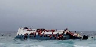 dozens die after ferry sinks off