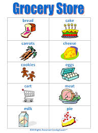 Learning New Words Grocery Store Words And Learn Along Videos