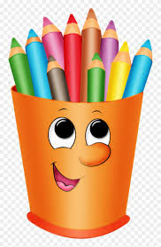 Fun Kids Coloring Supplies - Printable & Digital Clipart #3849391 ...