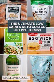 The Ultimate Costco Keto And Low Carb Grocery List In 2021 Low Carb Grocery List Low Carb Grocery Low Carb Shopping List