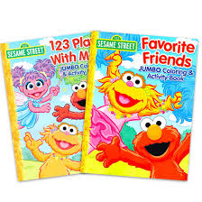 Search through 623,989 free printable. Sesame Street Elmo Coloring Book Set With Stickers 2 Book Set Buy Online In Indonesia At Desertcart Id Productid 120894962