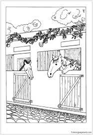 I can make something that looks beautiful, and that actually looks like a horse instead of a half mangled beast…) Horses In The Stable Coloring Pages Horse Coloring Pages Coloring Pages For Kids And Adults