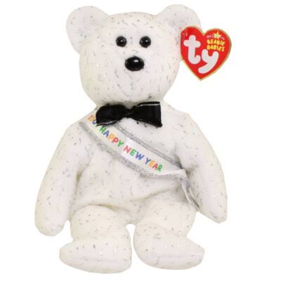 2007 (Happy New Year) — Ty Beanie Baby bear