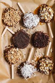 Chocolate Dipped Apples On A Stick Recipe Chocolate Dipped Fall Cake Pops Apple Dip