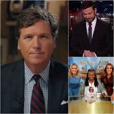 SHOCKING TV SHAKE-UP: ABC Signs Tucker Carlson to a Massive Contract,  Replacing Jimmy Kimmel in a Bold Move! After Jimmy Kimmel teamed up with  The View to take