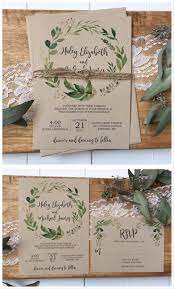 Rustic Wedding Invitation Greenery Wedding Invitation Weddinginvitation Wedding Invitations Rustic Wedding Invitation Inspiration Free Wedding Invitations