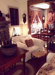 We have hundreds of rustic decorating ideas for living rooms for people to go for. Colonial Primitive Decor Living Room Country Style Living Room Primitive Living Room Country Living Room