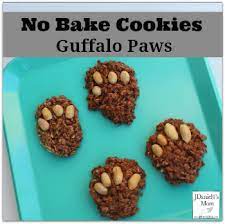 No Bake Cookies Gruffalo Paws Kids Cooking Recipes Baking With Toddlers No Bake Cookies