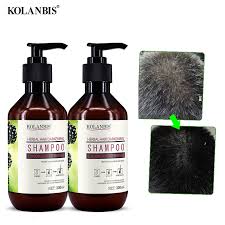 Simply mash an avocado and massage into hair. 2 Bottle Permanent Gray Root Coverage Black Hair Shampoo White Hair Treatment Natural Gray Hair Product Organic White Removal Buy At The Price Of 48 80 In Aliexpress Com Imall Com