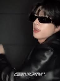 +10000000 aura points to jake dancing (to tiktok challenges) while wearing  shades yessir #enhypen #jake #enhypenjake #pogi #chaseatlantic #tiktok  #kpop #fyp #엔하이픈 #제이크 #エンハイプン @enhypen