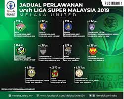 Antara momment yang yang tidak dapat dilupakan dalam saingan liga super malaysia dan piala fa musim 2019. Jadual Liga Super Pasukan Melaka United 2019 Pusingan Pertama Yusufultraman Com