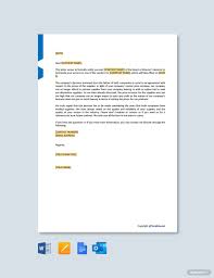 Free Service Termination Letter To Vendor Template Word Google Docs Apple Pages Outlook In 2020 Lettering Word Doc Words