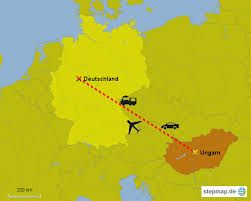 Deutschen staatsangehörigen wird empfohlen sich unabhängig vom land und der dauer des. Stepmap Deutschland Ungarn Landkarte Fur Europa