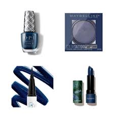 Pantone Color Of The Year 2020 Makeup Blue Nail Polish Eyeshadow Eyeliner And Lipstick Classic Blue Pantone Classic Blue Pantone Color