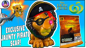 Woolworths Disney Lion King Ooshies 20 Pack Opening Rare Mystical Pirate Ooshie Hunt Youtube