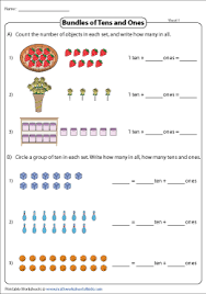 Tens and ones worksheets and online activities. Bundles Of Tens And Ones Worksheets