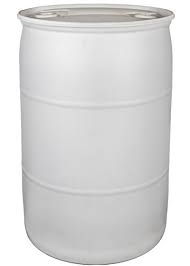 10 to 95 gallon plastic barrel drums, poly hdpe. White Un Rated 55 Gallon Tight Head Plastic Drum Fittings