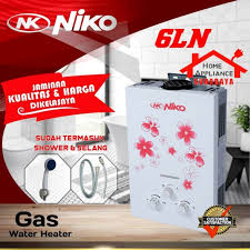 Harga original krisbow water heater gas pemanas air shower kamar mandi. Water Heater Niko Pemanas Air Niko Nk 6 Ln Nk 6ln Nk 6 Ln Kapasitas 6 Liter Shopee Indonesia