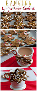 This Hanging Gingerbread Cookie Recipe Is A Unique Spin On The Classic Just Add A Small Candy Ca Ginger Bread Cookies Recipe Christmas Treats Christmas Baking
